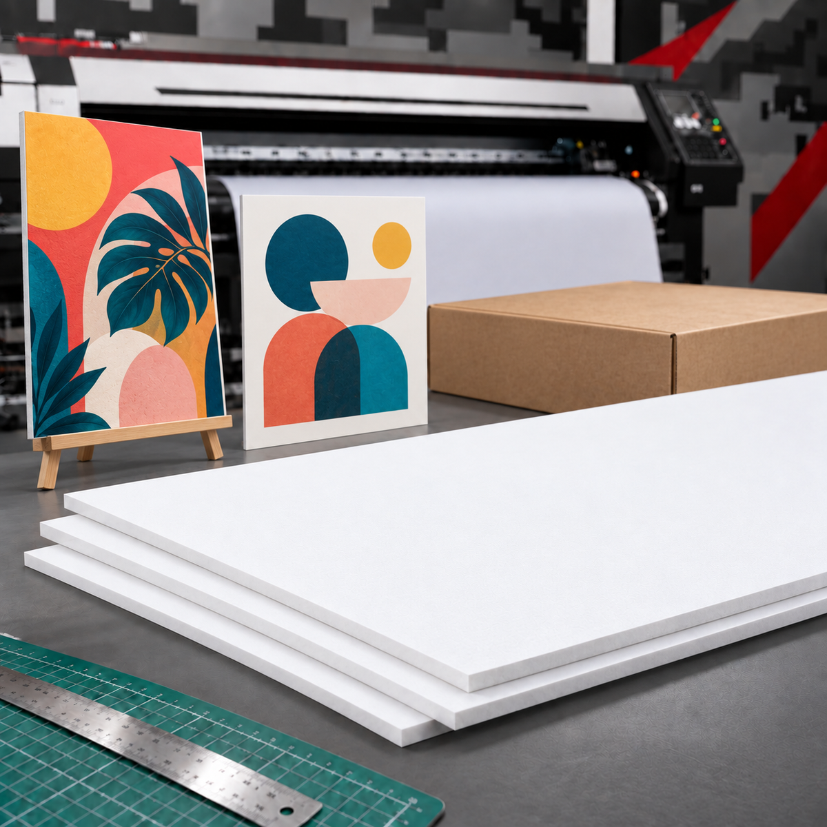 FOM-940 White Foam Board 3/16" (5 mm)