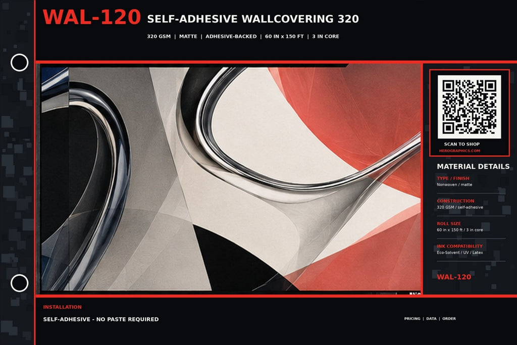 WAL-120 Material Field Guide spec sheet